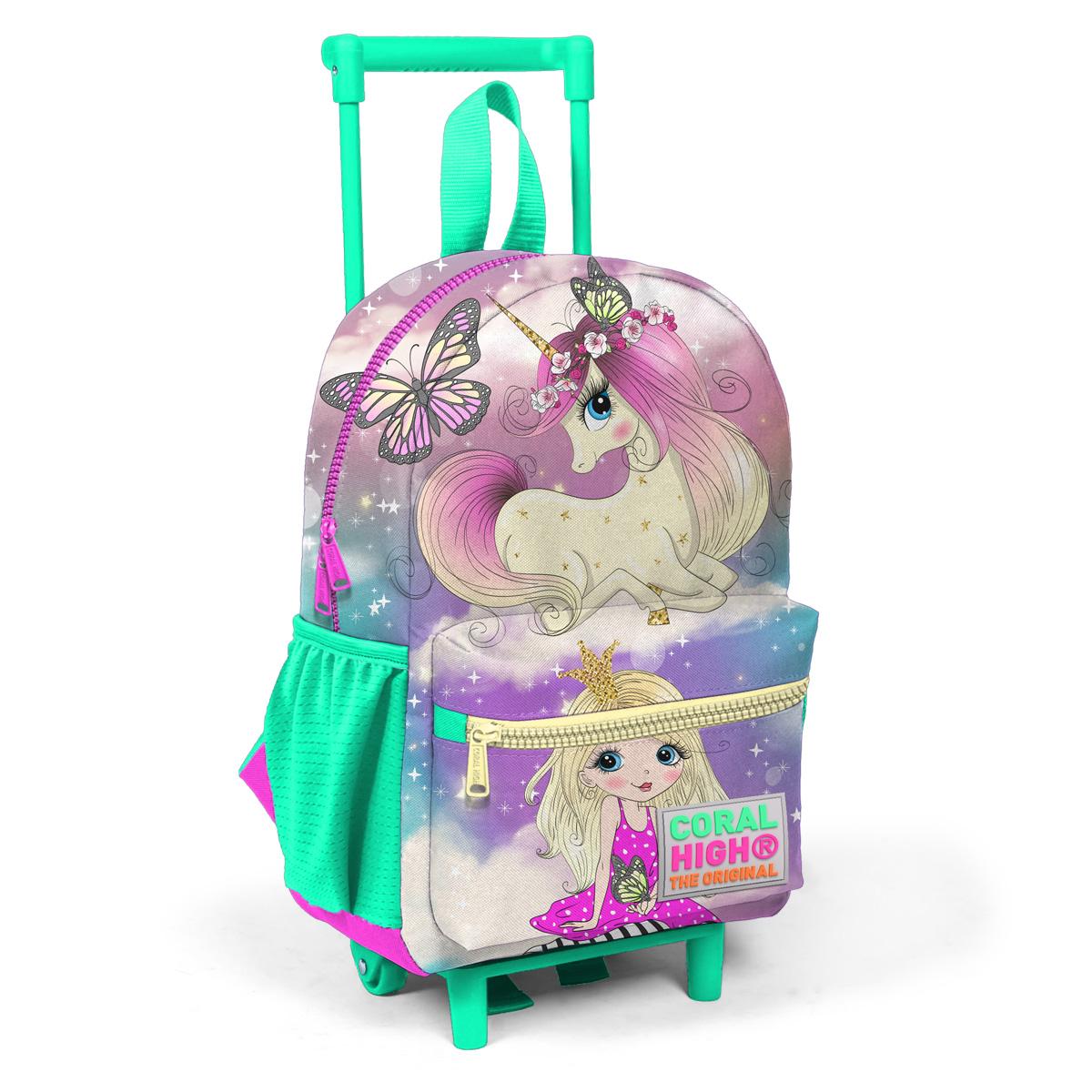 

Рюкзак Mini Yuva Squeegee Pink Water Green Unicorn Girl с двумя отделениями 24033