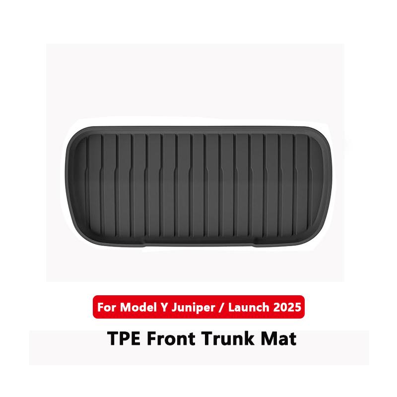 For Tesla Model Y Launch 2025 Juniper Rear Trunk Seat Backrest Cushion Front Rear Trunk Anti-Kick Mats TPE Car Accessories