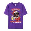 Merry Woofmas Christmas Funny Dog Santa Tshirt Printed T Shirts Unisex Tshirts Unisex Distinctive Design Tops Designer T Shirt