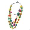 Bohemian Necklace Jewelry Costume Wood Bead for Women Lady Birthday