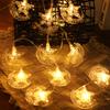 New LED Festival Star Moon Castle Light String, Battery Powered, Perfect for Decoration During Ramadan and Eid Al Adha
