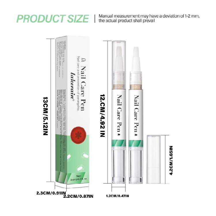 2x/Sada Péče o nehty Pero s olejem na kůžičku Pero s olejem na růst nehtů Péčující olej na nehty pro vyživené nehty na rukou i nohou