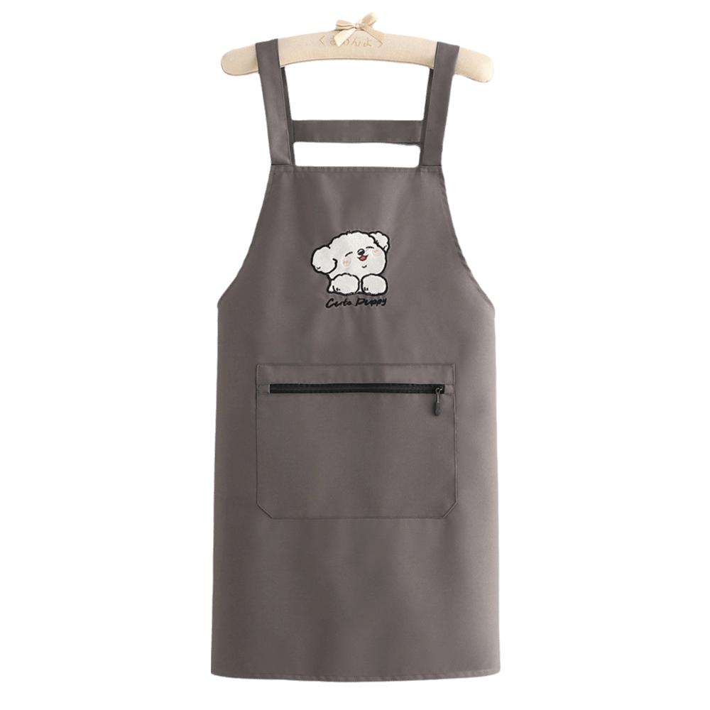 Anti-fouling Chef Apron Large Pockets Kitchen Cooking Smock Fashion Cooking Apron  for Kitchen
