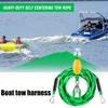 Water Ski Tow Harness Boat Tow Rope Control Ski Harness High Strength 4 Riders Tow Rope Pulling Towing Tube For Water Ski