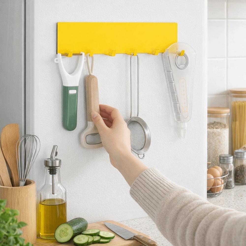 Multi-functional Refrigerator Magnetic Hook Wall Mounted Side Storage Rack  Home Organization