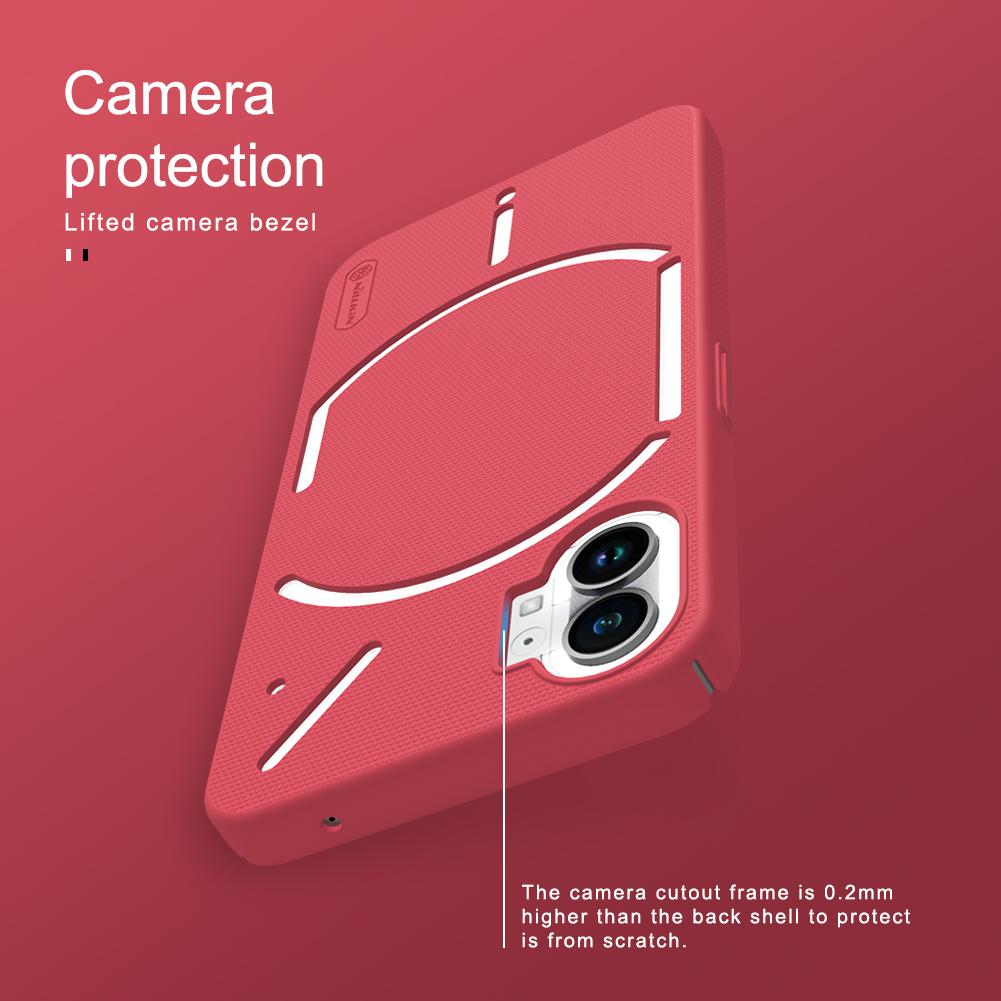 Pentru Nimic Phone 1 / 2 Husă Nillkin Frosted Shield Pro Husă din spate dur pentru PC