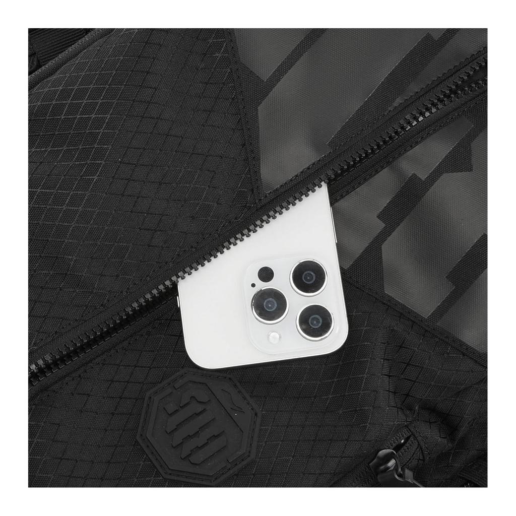 New LiNing BadFive Polyester Backpack Unisex Black ABSV211-1