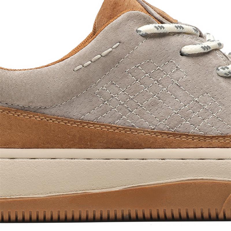 Pantofi sport casual de toamnă 2024 pentru bărbați, stil retro, cu talpă groasă, pentru drumeție