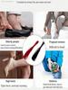 Portable Ergonomic Shoe Horn Hands-Free Shoe Lifter Convenient Shoe Helper for Home Travel Elderly & Pregnant Daily Use
