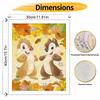 Disney Animation Digital Oil Painting Chip N Dale Diy Handpainted Coloring Painting Home Decoration Wall Art Gift for Room Decor Art