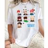 Playera Kpop Monsta X Tshirt Yoo Kihyuns Hip Hop Ees for Korean Boy Band Members Camisetas Hipster Printed Korea Y2k Clothes