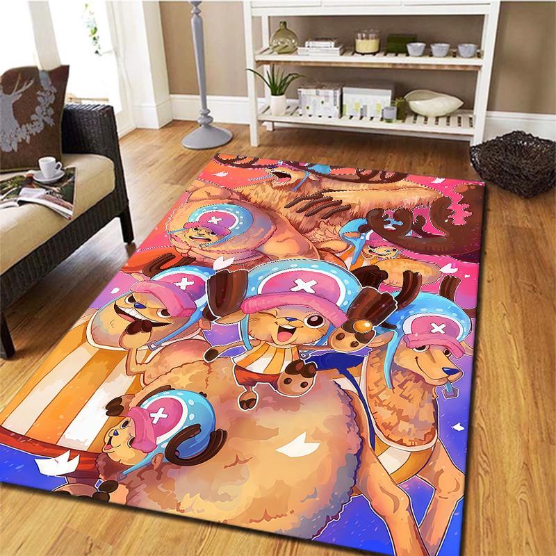 One Piece Tony Tony Chopper Carpet Rug For Living Room Bedroom Home Sofa Decoration Kids Play Nonslip Floor Mat