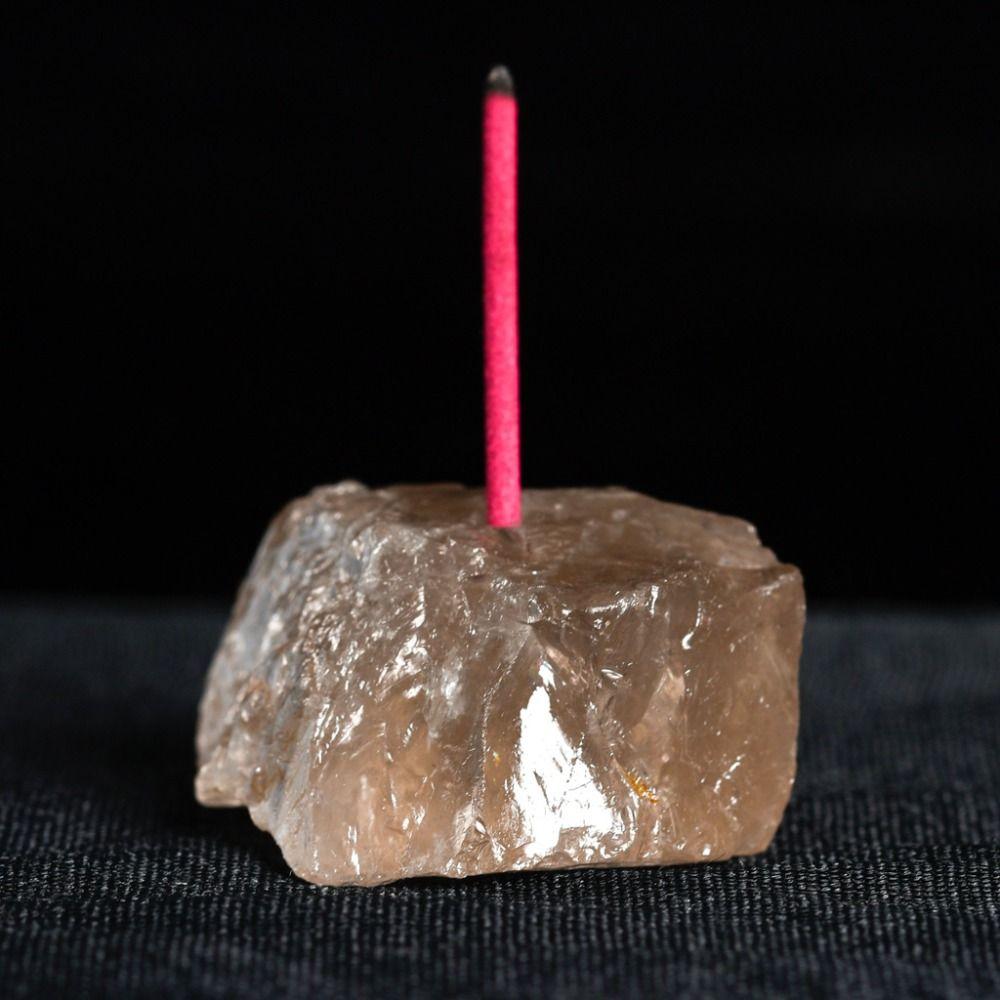 Unique Crystal Stone Incense Holder Natural Incense Base Incense Sticks Burner Crystal Incense Censer Fresh Air