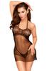 Transparent Nightie And Matching Thong Black All Yours Ph0091 Blk