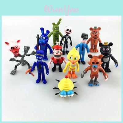 Ensemble de 12 pièces Five Nights At Freddys Chica Freddy Poupée Figurines d'Action en PVC Pour Enfants