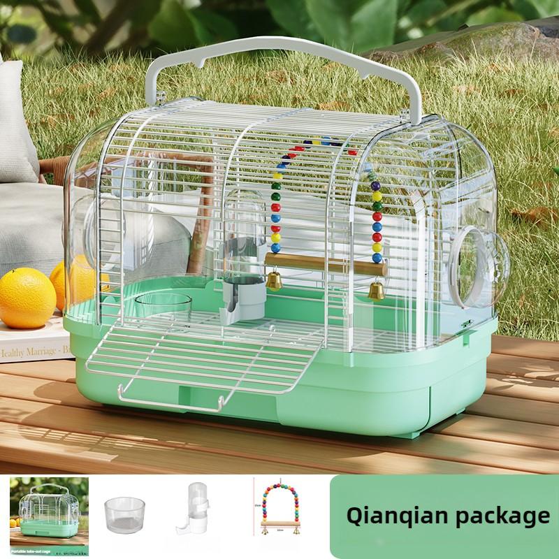 Portable Parrot Outside Cage Outdoor Bird Cage Special Bird Bag Easy Interaction Pet Carrying Supplies Household Bird House