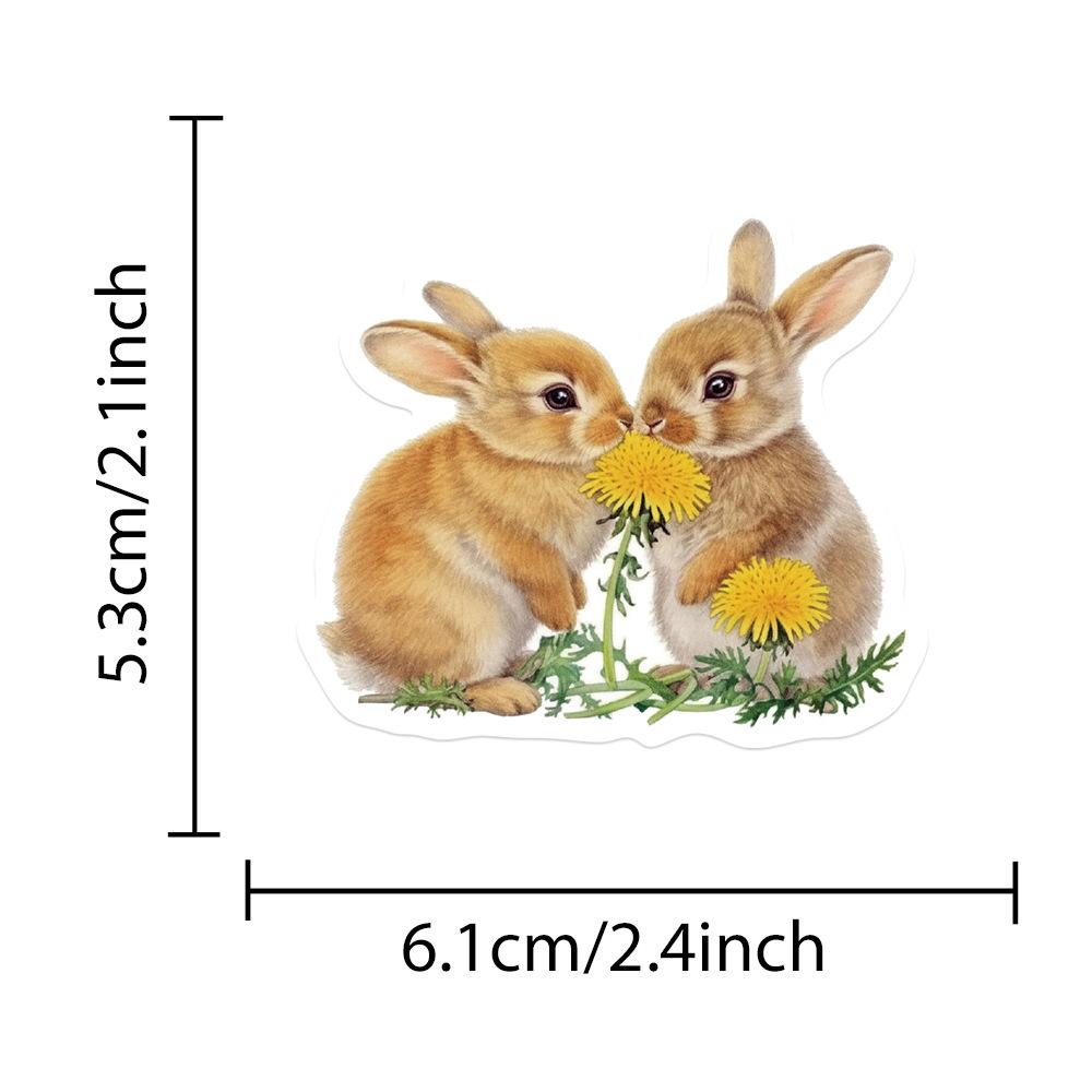 10/30/50pcs Retro Cartoon Animals Aesthetic Stickers Cute Graffiti Sticker DIY Water Bottle Phone Suitcase Decals Decoration Toy