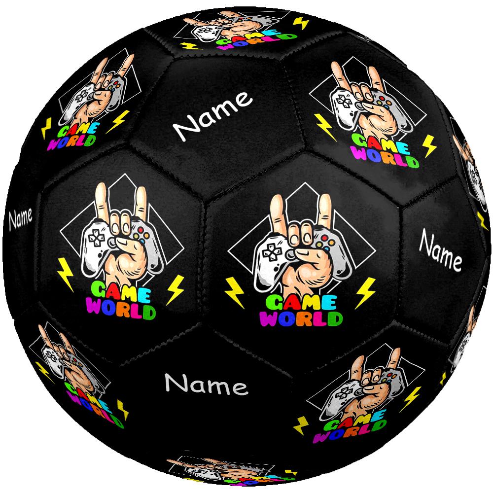 Custom Name Game Controller Theme Size 5 Soccer Ball, Suitable for Both Indoor and Outdoor Matches, a Gift Suitable for Everyone.