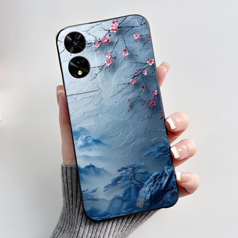 Süße Hülle für TCL 505 (T509K) (T5094) Fundas Capa Druckschale Schutzhülle Weiches Silikon Cartoon Handyhülle Coque