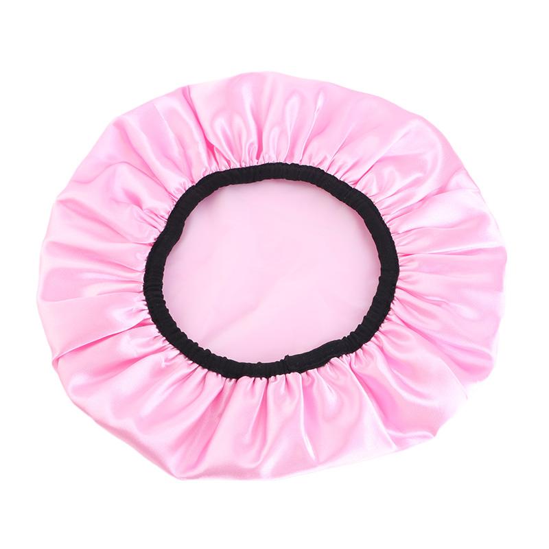 Hot Double Layer Reusable Hair Bath Cap Custom Logo Waterproof EVA Elastic Band Shower Cap