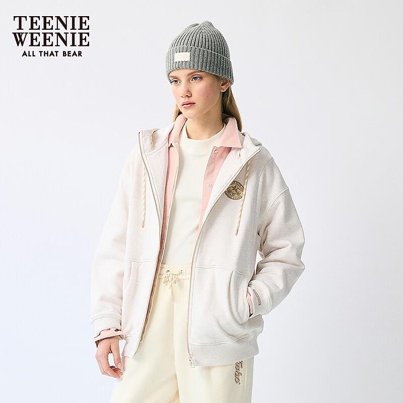 Teenie Weenie Women's Bear Logo Hooded Cardigan