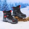 Boy's Winter Snow Boots with Plush Insulation Anti Slip Outdoor Sports Snow Boots