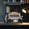 Gaoshan 3053 V8 Engine Electric Turbocharged Lego-Compatible Toy Bricks