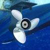 Outboard Propeller, Replace for OEM 3860709, 3-Blade 14.5\" x 21\" Pitch Steel Boat Propeller, Compatible with Volvo Penta SX Drive All Models, with