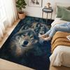 Wolf Pair Living Room Nonslip Area Rug Soft Carpet For Bedroom Game Playroom Sofa Office Home Decor Doormat Christmas Gift C9301799