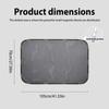 Sunroof Screen For Camping Magnetic Sun Roof Breathable Mesh Screen Moonroof Breathable Car Roof Cover Sunshade For Car
