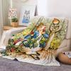 Manta de dibujos animados P Peter R Rabbit Suave y respetuosa con la piel Para sofá Cama Siesta Colcha Edredón para todas las estaciones