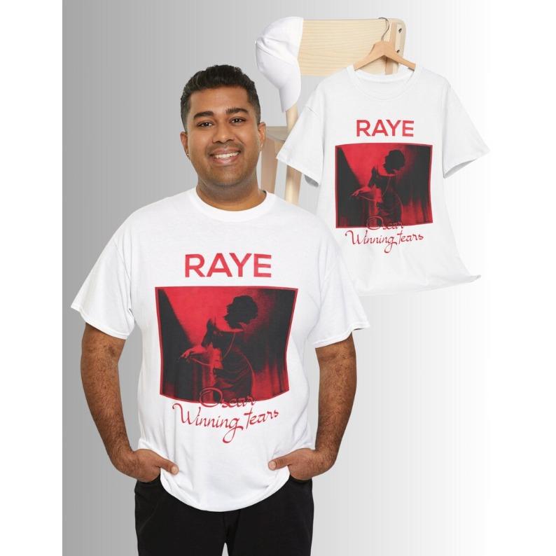 2026 Summer Fashion Trendy Tee Unisex Vintage Grapich Raye - RAYE _oscar Winning Tears_ T-shirt _ British Soul & Pop Tee