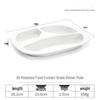Chuzhou A5 Melamine Three-Compartment Meal Plate