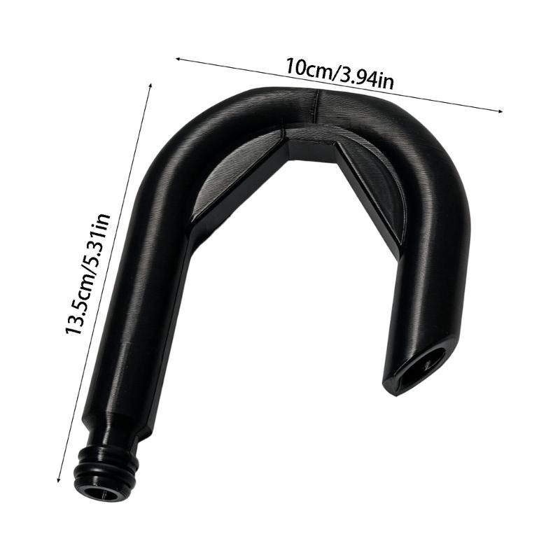 Pool Hose Holder for Poolside Filling, Plastic Curved Hook with Guided Hose Positioning for Household Pool Use