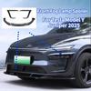 Front Fog Lamp Spoiler for Tesla Model Y Juniper 2025+ Front Bumper Wind Knife Spoiler Trim ABS Car Modification Accessories