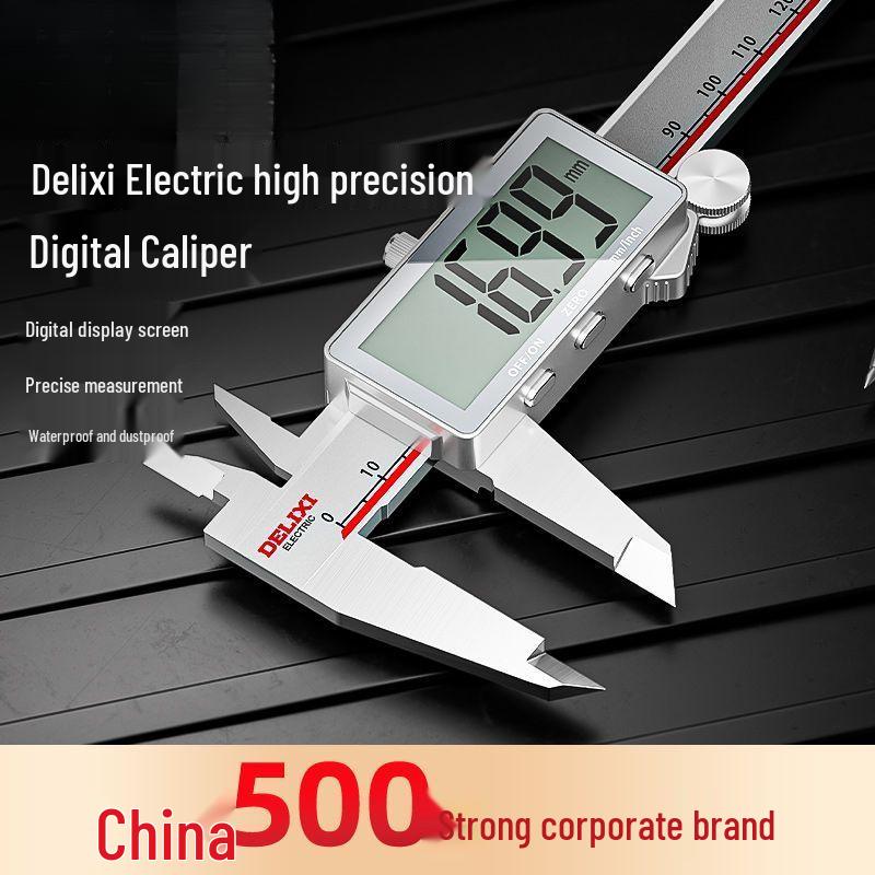 High-Precision Digital Vernier Caliper with IP67 Large Screen