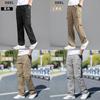 Cotton Cargo Pants Men With Multipockets Durable Workwear For Casual Wear