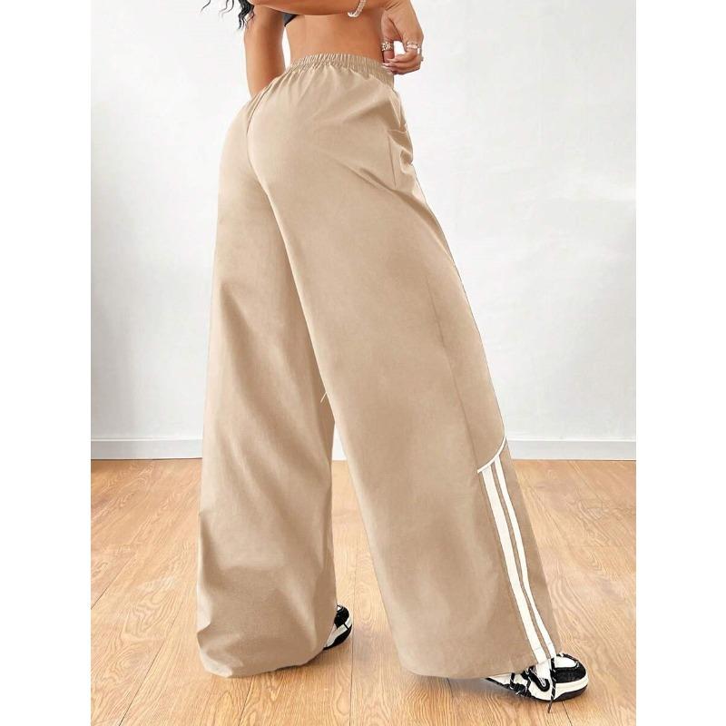 VEZFAA Women's Fashion Casual High Waist Trousers Pants & Capris