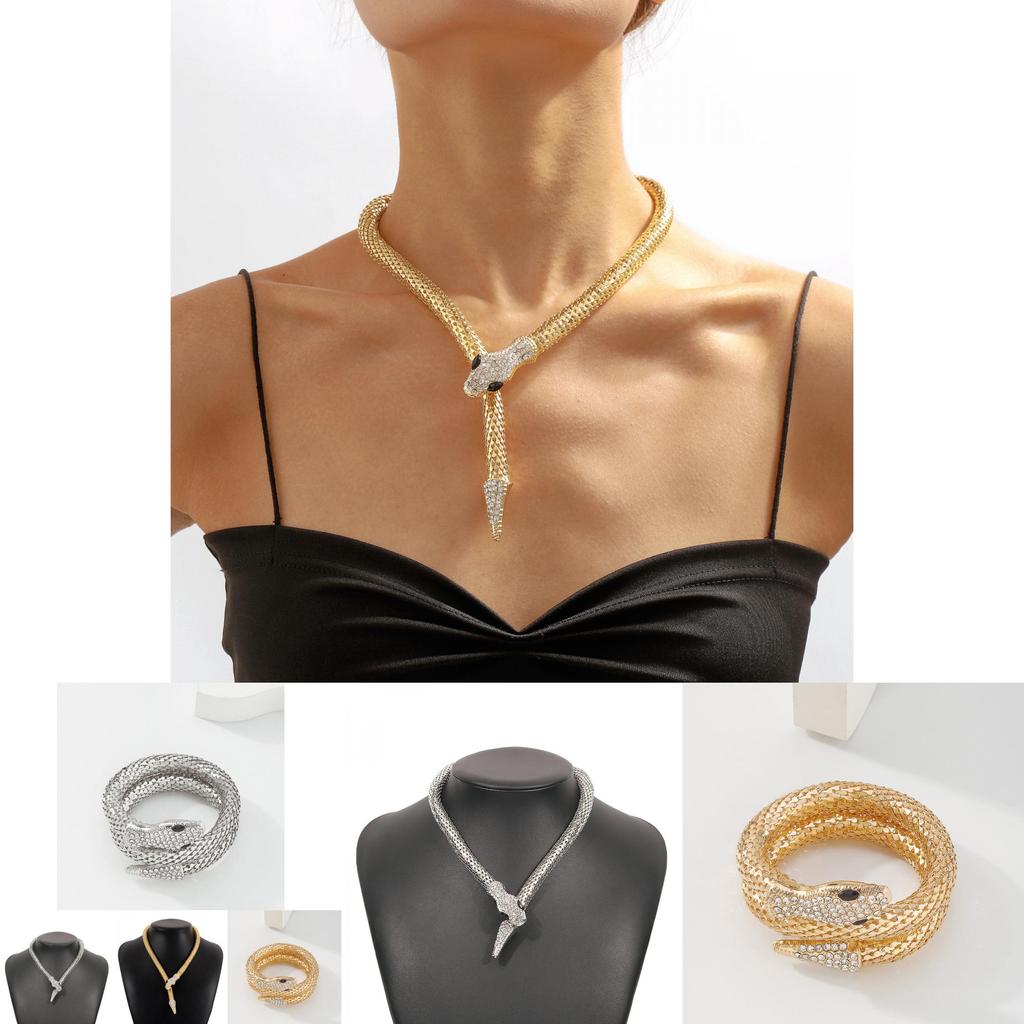 Unique Punk Personalized Necklace Cool Street Style Fashion Jewelry With Geometric Design