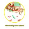 3D Wooden Puzzle Toys Jigsaw Architecture DIY Windmill Castle Construction Pattern Kids Puzzles Learning Educational Toys Gifts