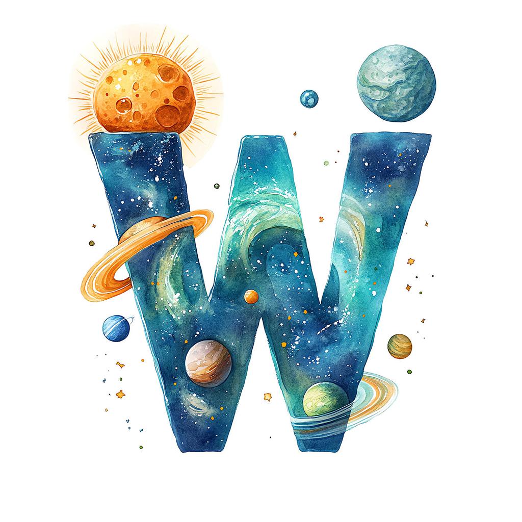 Plakat Odkryj Magię Litery W Plakat Odkryj Magię Litery W, 40X50 Cm, Bez Ramy, Papier Matowy 230 Gsm