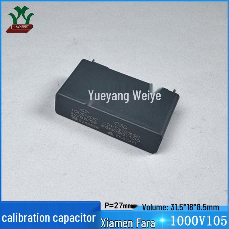 

FARA C3D3A105KB00C00 1000V 105KP27 Metal Film Correction Capacitor
