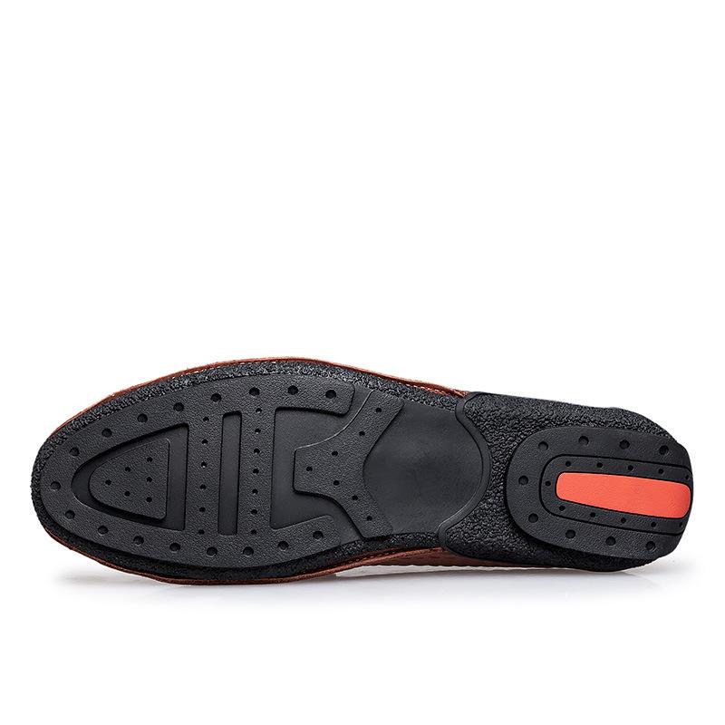 Frühling und Herbst Doudou Schuhe neue Krokodilmuster Schuhe faule Schuhe Britisch lässig Leder