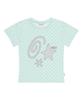 ESCAPEFROM Kitsch Symbol Print Dot Slim Fit Short Sleeve T-Shirt Mint