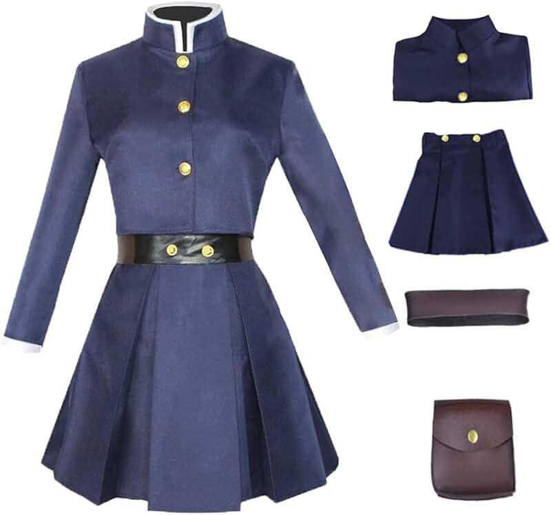 Jujutsu Kaisen Cosplay Costume Kugisaki Nobara Women Costume Full Sets Dress Party Suits Girl School Uniform