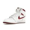 Air Jordan 1 Retro High 85 OG Metallic Burgundy Unisex Sneakers White Team-Red BQ4422-161