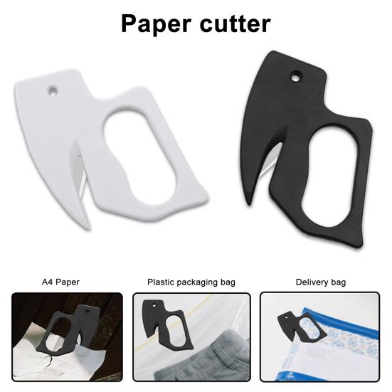 4Pcs Portable Letter Opener Safe Envelope Slitter Plastic Christmas Gift Wrapping Tool for Home And Office