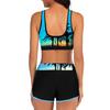 2025 Women's Split Swimsuit: Multi-Color European & American Beach Sports Swimwear