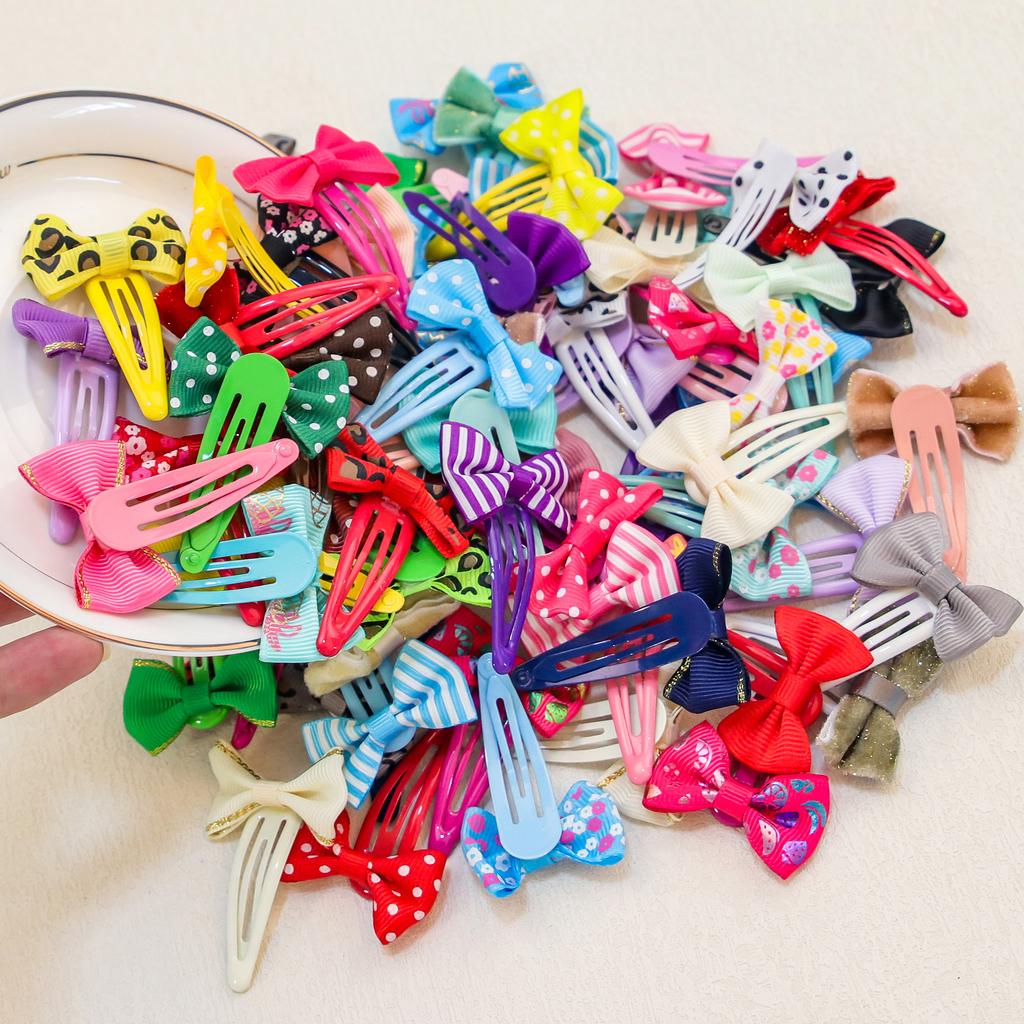 10/20/30Pcs Girls Cute Bows Hair Clips Kids Lovely Hair Bows Hairpins Barrettes Kids Children Hair Accessories