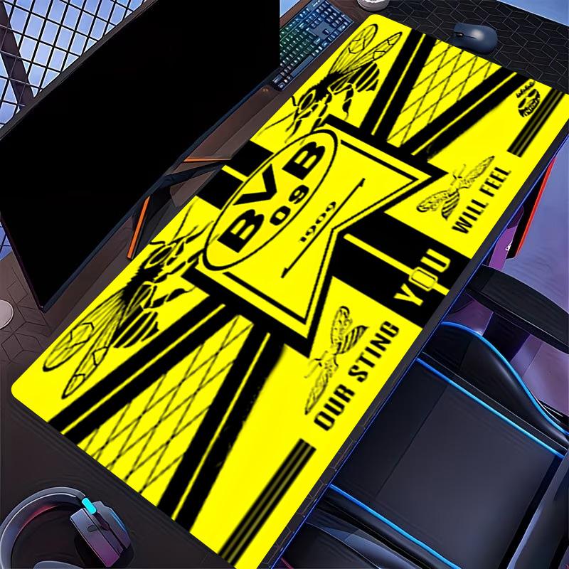 Borussia Dortmund Print Mauspads, für Tastaturpad Laptop PC Matte für Büro Heimgebrauch, Schreibtischdekoration, Perfektes Geburtstagsgeschenk für Gamer